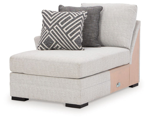 Koralynn - Laf Corner Chaise - Stone Benchcraft®