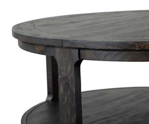 Boswell - Round Cocktail Table (With Casters) - Peppercorn Magnussen Furniture