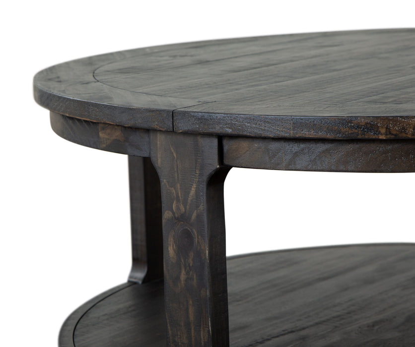 Boswell - Round Cocktail Table (With Casters) - Peppercorn Magnussen Furniture