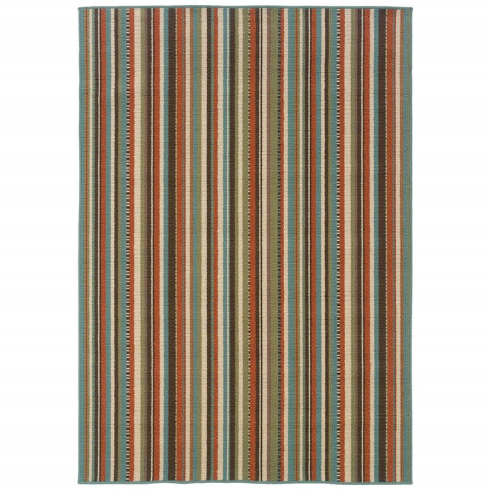 2' X 4' Indoor / Outdoor Area Rug - Green