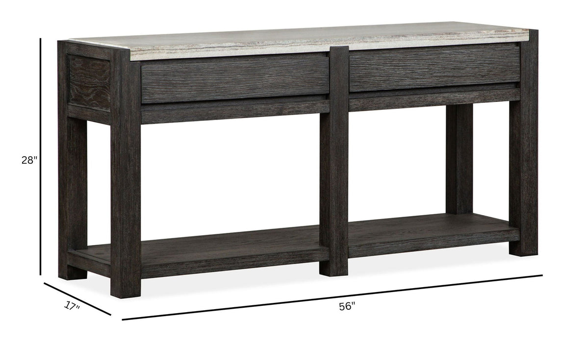 Plum Creek - Rectangular Sofa Table - Ravenwood Black Magnussen Furniture