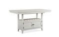 Heron Cove - Counter Table - Chalk White Magnussen Furniture