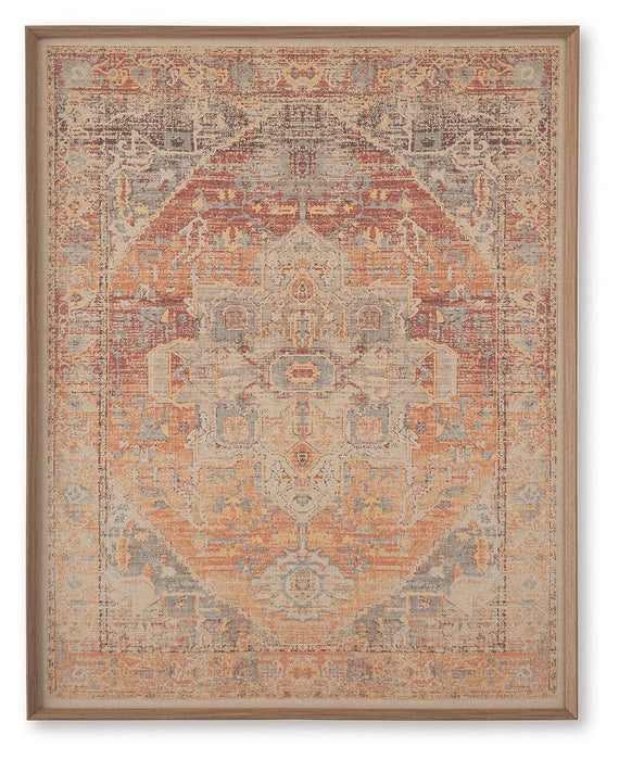 Kerrickson - Wall Art - Red / Orange / Blue Signature Design by Ashley®