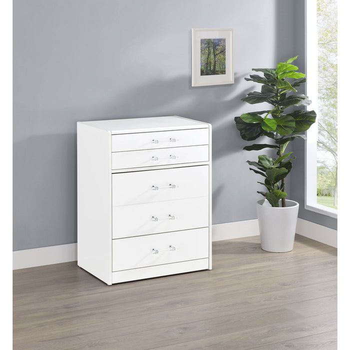 Ayuba - 3 Drawer Makeup Vanity Table With Mirror And Stool Furniture Max