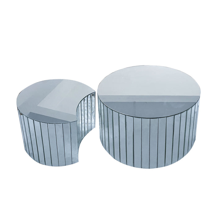 Coffee Table - Silver / Mirror Home Essentials