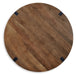 Hanneforth - Round Cocktail Table - Brown Signature Design by Ashley®