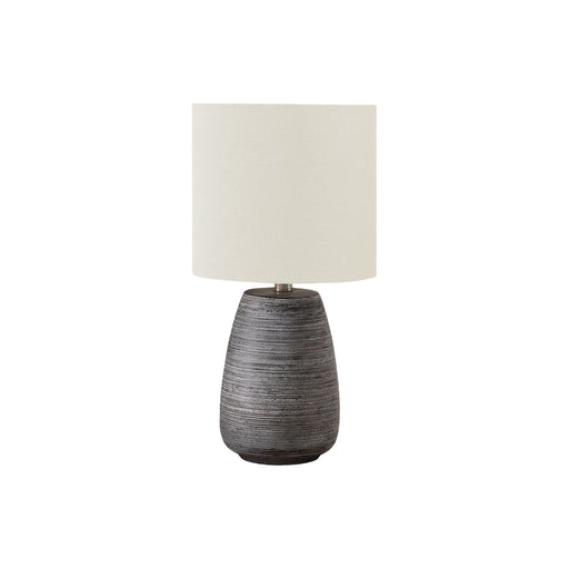 Lighting, Table Lamp, Ceramic, Contemporary - Gray / Cream 8th Street