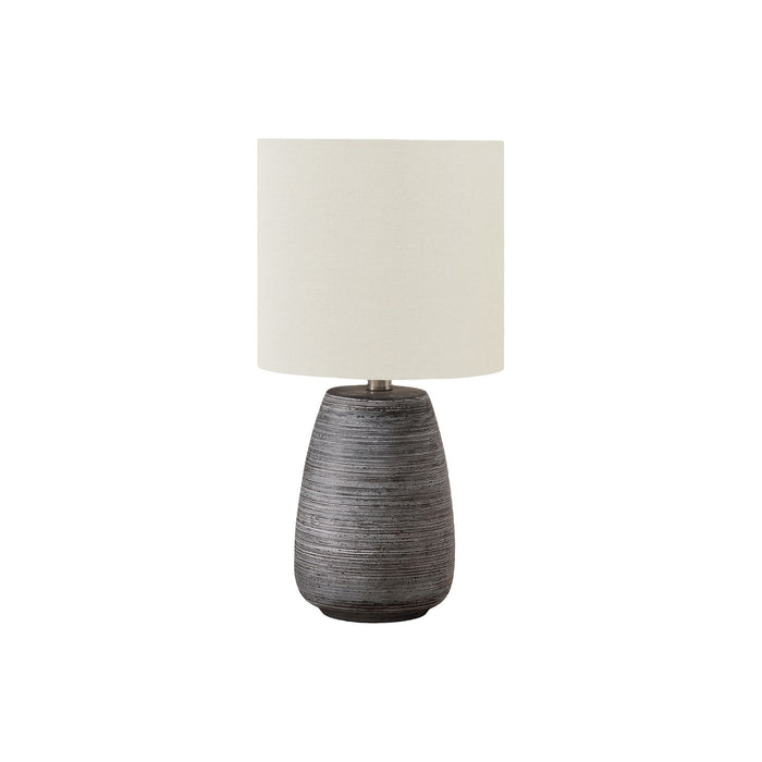 Lighting, Table Lamp, Ceramic, Contemporary - Gray / Cream 8th Street