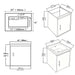 20" Floating Bathroom Vanity Combo With Wall Cabinet, Ceramic Sink & Soft Close Doors - White Home Essentials