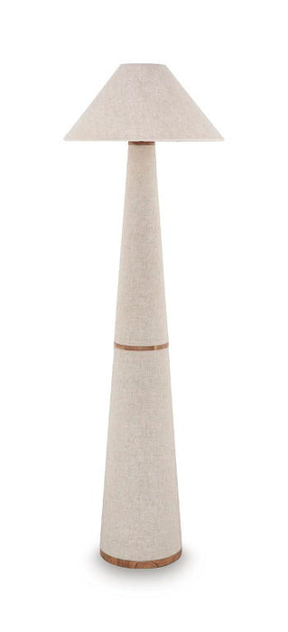 Dellridge - Metal Floor Lamp - Light Beige Signature Design by Ashley®