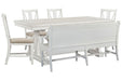 Heron Cove - Extendable Trestle Dining Table Set Magnussen Furniture