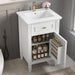 Bathroom Vanity With Sink, Adjustable Shelf, Tilt-Out Drawer Hearth and Haven