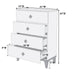 Bedroom Chest Of Drawers With 4 Drawer Storage - Gray / Gray Home Essentials