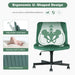 Criss Cross Office Chair With Adjustable Height, Ergonomic Design Home Essentials
