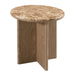 Markku - End Table With Natural Marble - Oak ACME