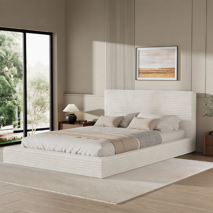 Airframe - Upholstered Bed Frame, Cloud Soft Headboard Home Essentials