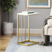 Modern Glam C - Shape End Table Noble House