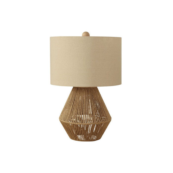 Lighting, Table Lamp, Rope, Resin, Transitional - Brown 8th Street