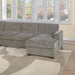 Sectional With RAF Chaise, Armless Loveseat & LAF 1 Arm Chair Home Essentials