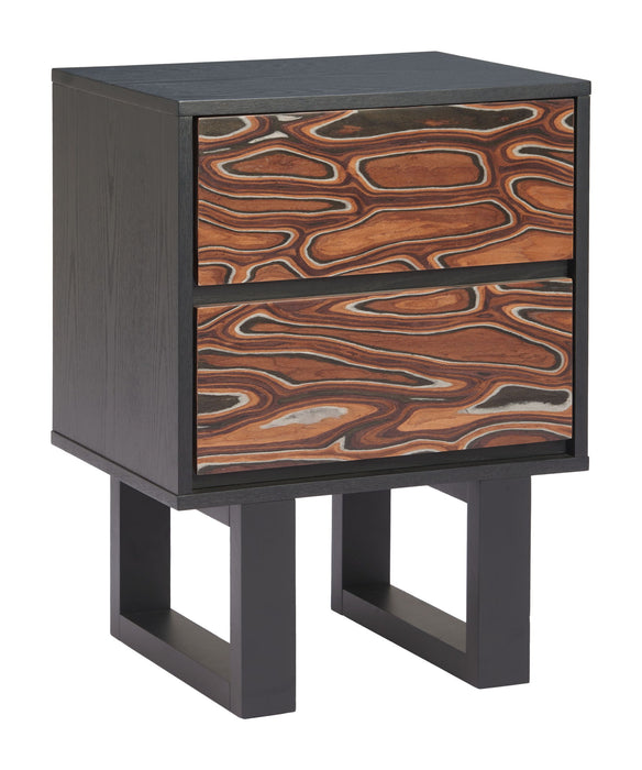 Aremi - Nightstand - Brown / Black Zuo Modern