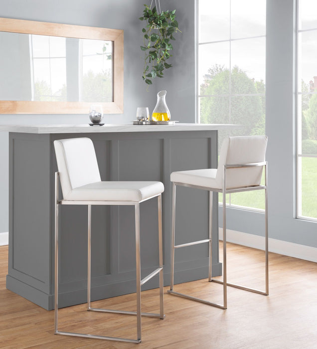 Fuji - Contemporary And Modern Elegance High Back Barstool Lumi Source