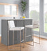 Fuji - Contemporary And Modern Elegance High Back Barstool Lumi Source