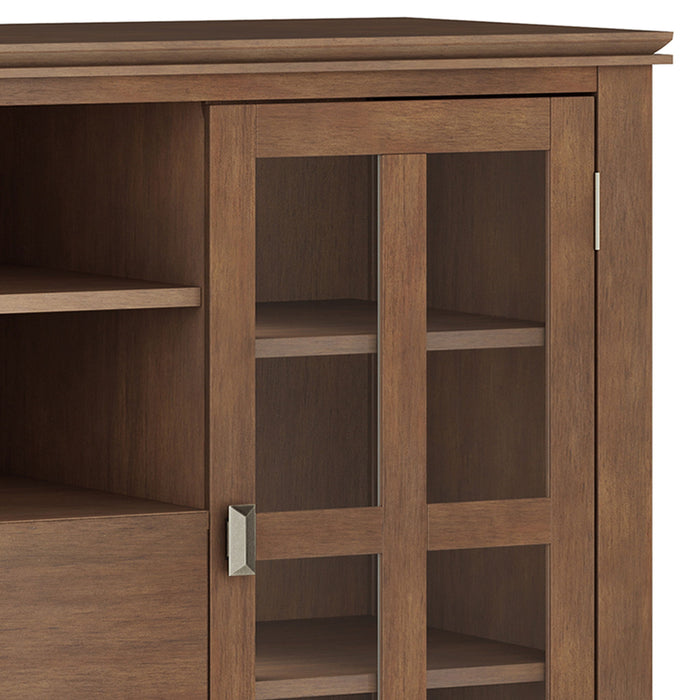 Artisan - Tall TV Media Stand - Rustic Natural Aged Brown Simpli-Home