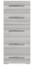 Mia - Chest - White / Gray / Silver Status Italy