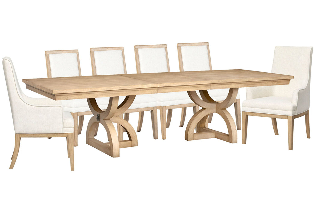 Coventry - Extendable Trestle Dining Table Set Magnussen Furniture