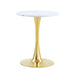 Round Dining Table With Thickened Top For Kitchen Home Essentials