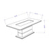 Ariya - Dining Table Global Furniture USA