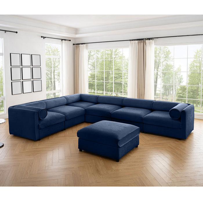 Contemporary Elegant Sofa With Storage And Ottoman Home Essentials