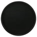 Stain Pedestal Accent Round Table With Lipped Top - Black Furniture Max