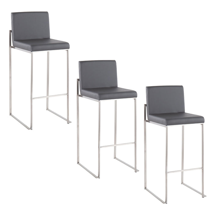 Fuji - Contemporary And Modern Elegance High Back Barstool Lumi Source