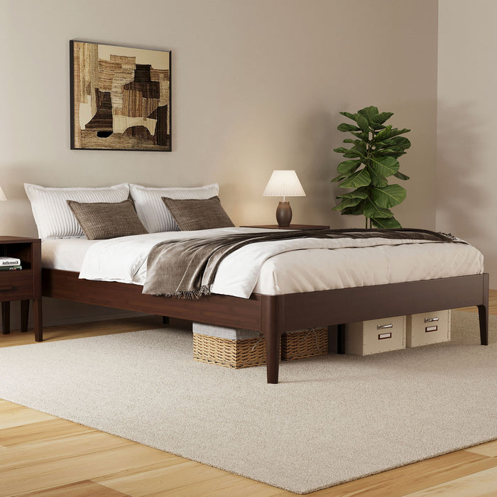 Modern Minimalist Style Platform Bed Hearth and Haven
