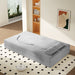 Floor Sofa With 2 Pillows, Convertible Twin Size Mattress For Living Room Home Essentials