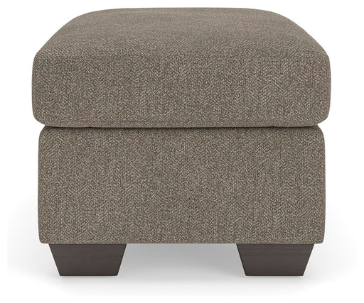 Triston-Peaks - Ottoman - Suede Benchcraft®