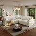 L-Shaped Sofa Couch With Pull-Out Bed Home Essentials