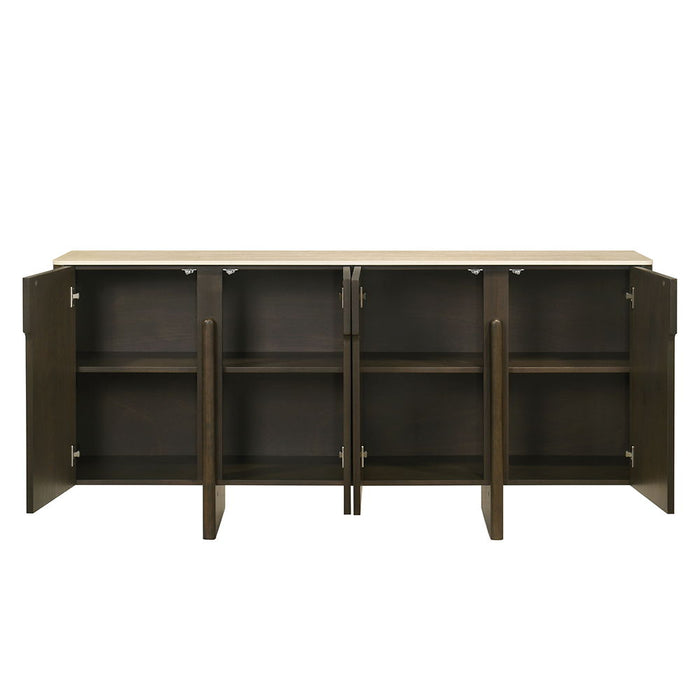 Davita - Server With Ceramic Top - Walnut ACME