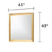Obsession - Square Mirror - White Matrix Furniture Group