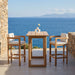 Bar Stool For Gardens And Patio (Set of 2) - Oak Home Essentials
