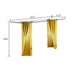 Table With Twisted Fan Shaped Legs Home Essentials