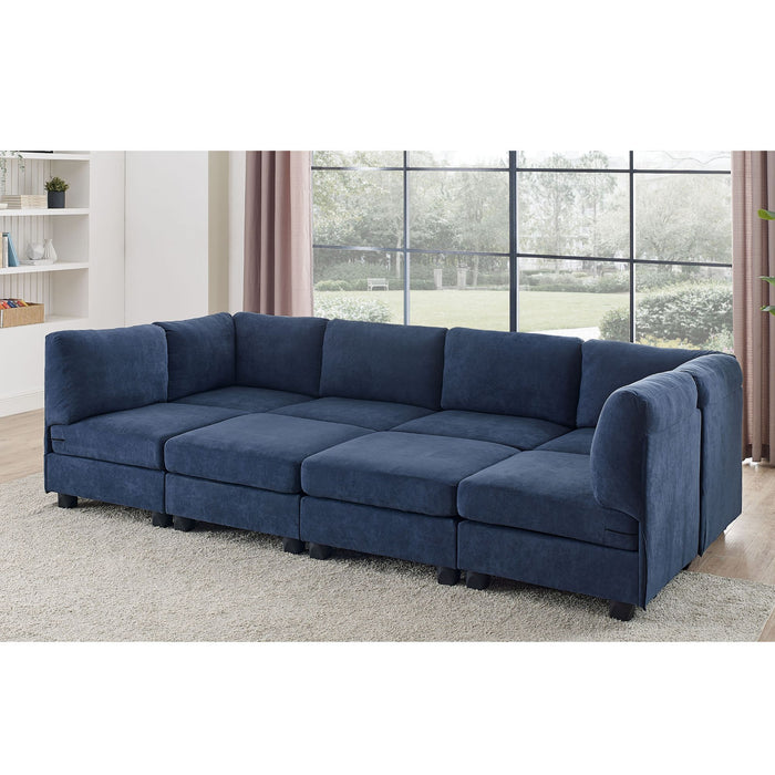 Upholstered Modular Sectional With Removable Cushions Home Essentials