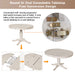 5 Piece Dining Room Set, Table And Chairs Set For 4 Persons Hearth and Haven