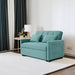 3 In 1 Convertible Sleeper Sofa Bed, Modern Fabric Loveseat Futon Sofa Couch With Pullout Bed, Small Love Seat Lounge Sofa With Reclining Backrest, Furniture For Living Room Home Essentials
