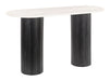 Izola - Console Table - White / Black Zuo Modern