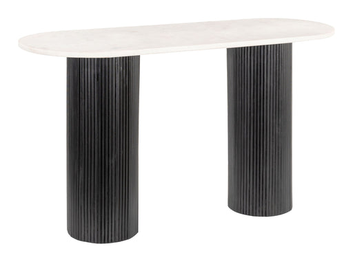 Izola - Console Table - White / Black Zuo Modern