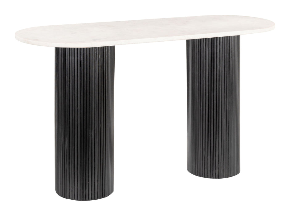Izola - Console Table - White / Black Zuo Modern