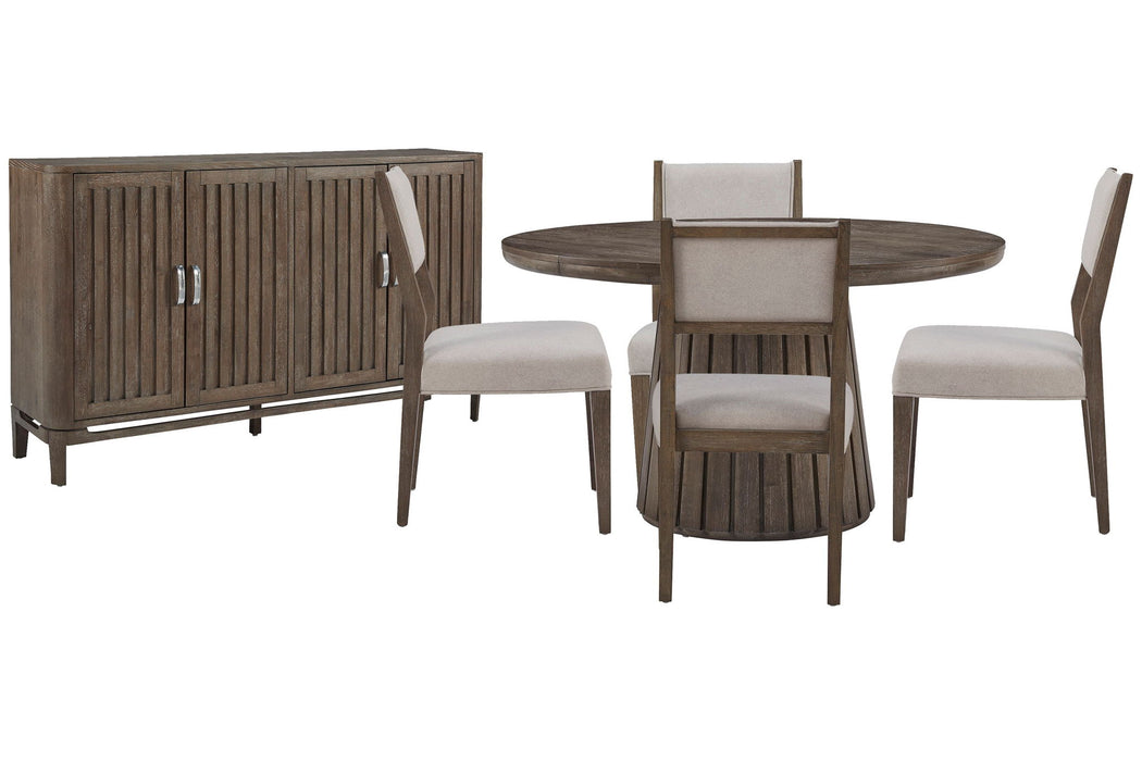 Kavanaugh - Extendable Round Dining Table Set Magnussen Furniture
