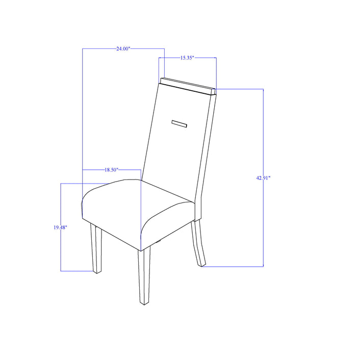 Moon - Dining Chairs (Set of 2) - Gray